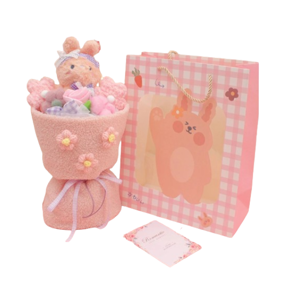 Ramo Flores Peluche Conejo Bouquet Grande