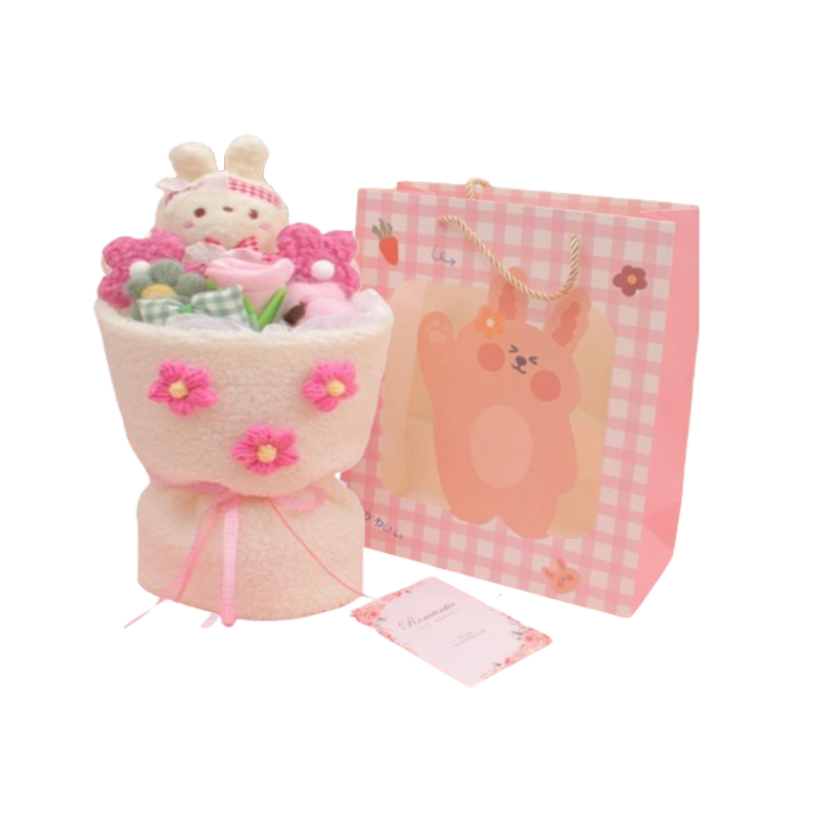 Ramo Flores Peluche Conejo Bouquet Grande