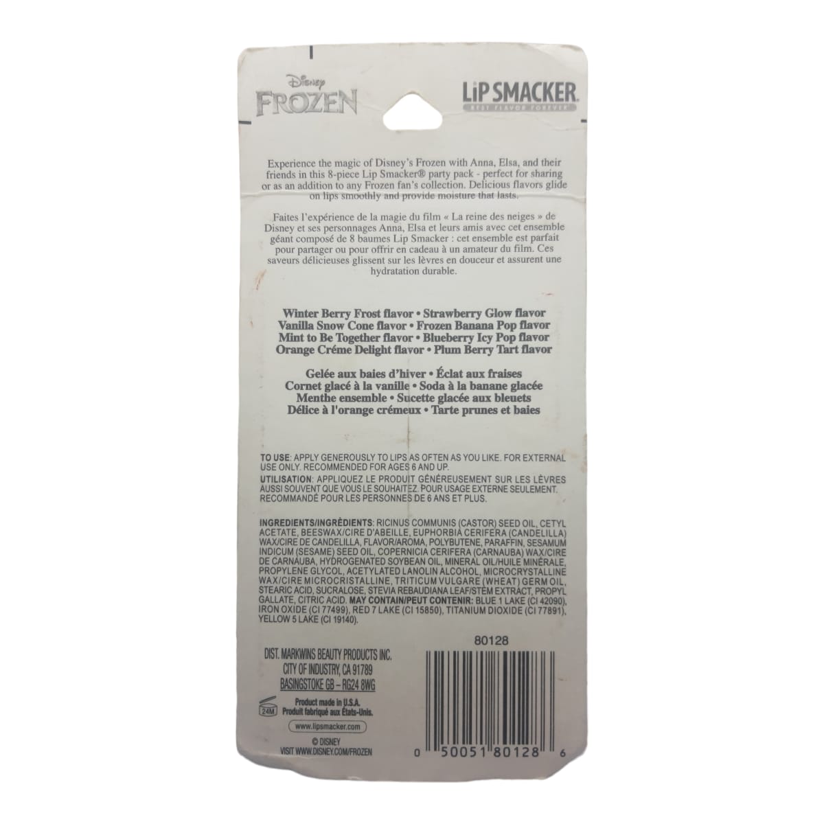Lip Smacker Bálsamo Labial 8 Pack Frozen Disney