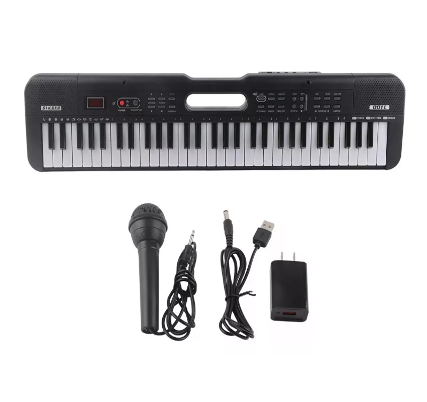 Teclado Electronico 61 teclas con microfono - MQ