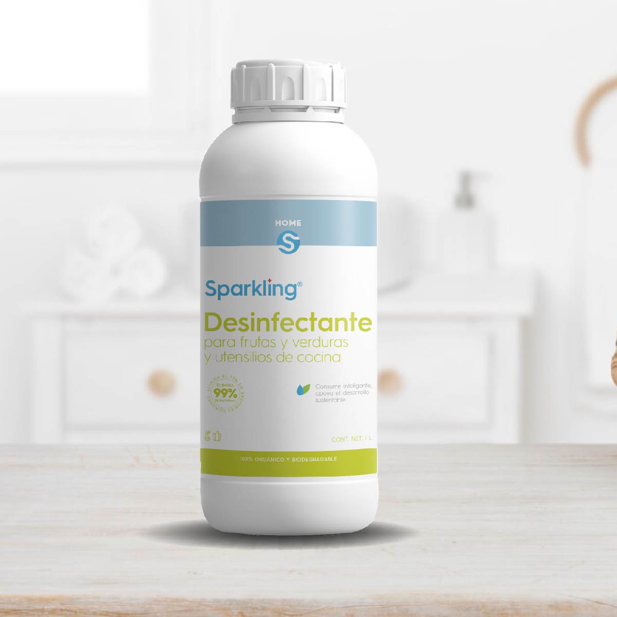 Sparkling Desinfectante Cítrico 1 litro.
