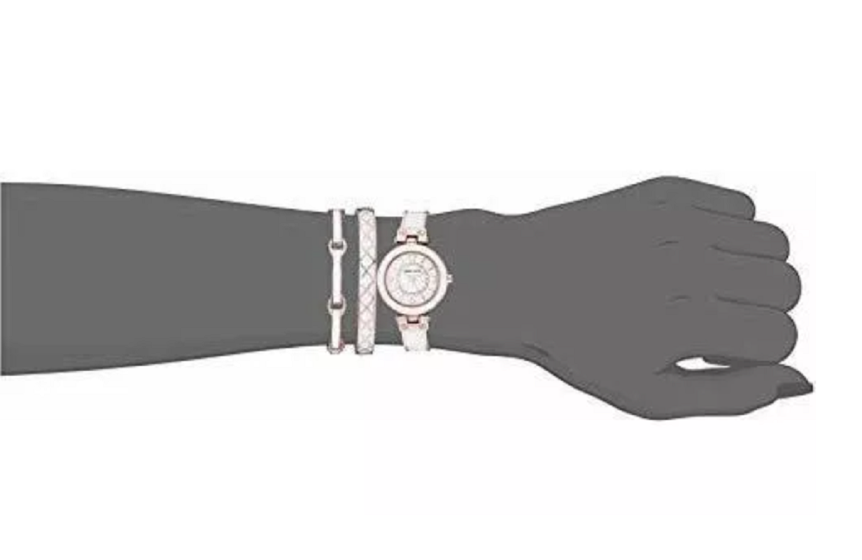 Reloj Mujer Anne Klein Con Brazaletes, Swarovski Ak/3296wtst