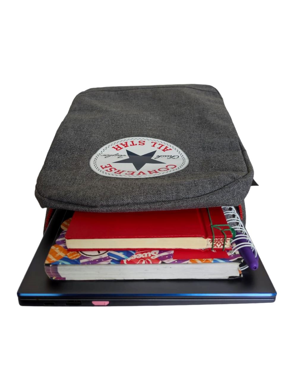 Mochila Converse Chuck Taylor Unisex Peque Gris MCF20KM1