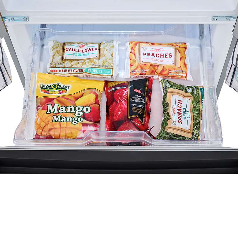 Refrigerador Midea MDRF700FGM46 French Door Plus Inverter Silver