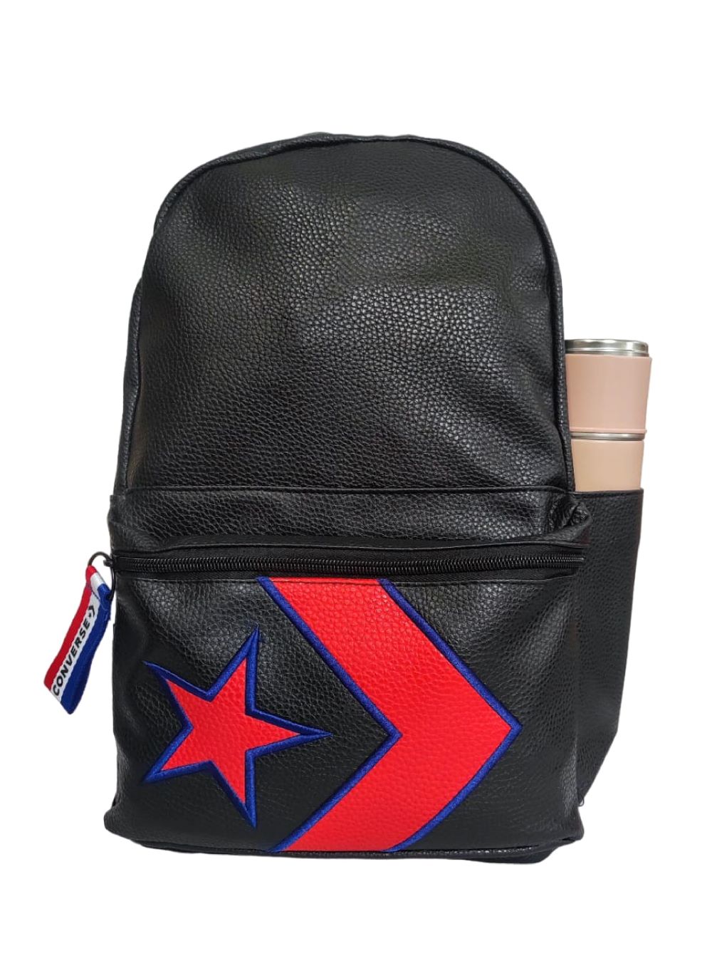 Mochila Converse All Star Negra de Piel MCS20UM9