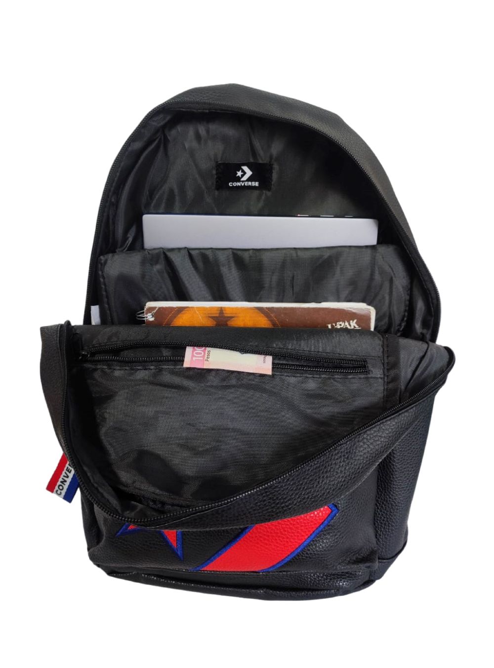 Mochila Converse All Star Negra de Piel MCS20UM9