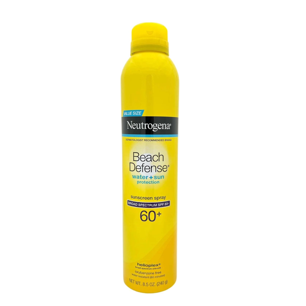 Bloqueador Solar Neutrogena Beach defense spf 60+, proteccion agua y sol