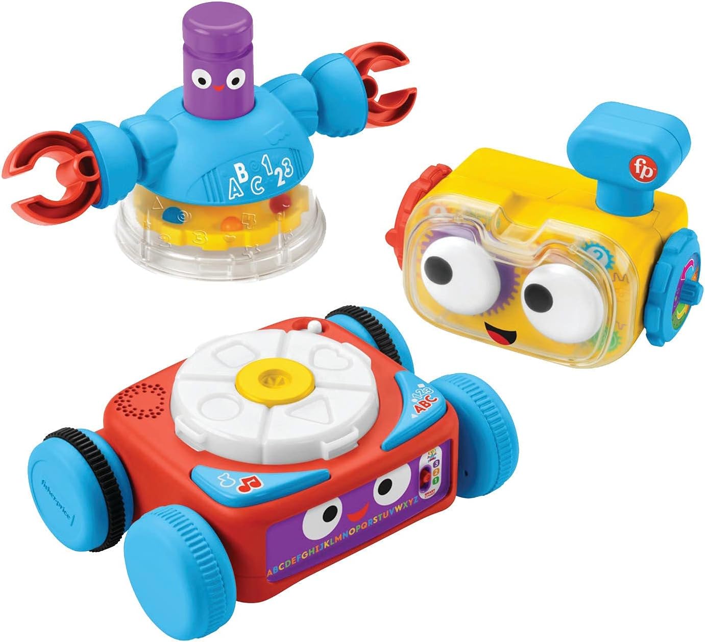 Fisher-Price Juguete para Bebés Tri Bot Robot de Aprendizaje