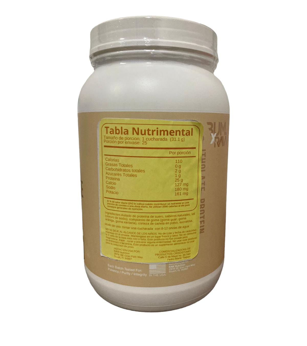 Proteina Cbum Itholate 777.5 gr 25 Serv