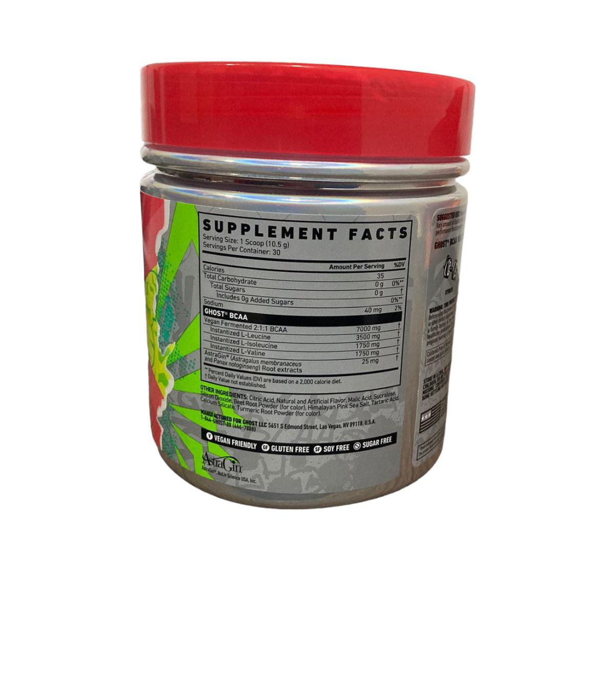 Aminoacido Bcaas Ghost 330Gr 30Serv