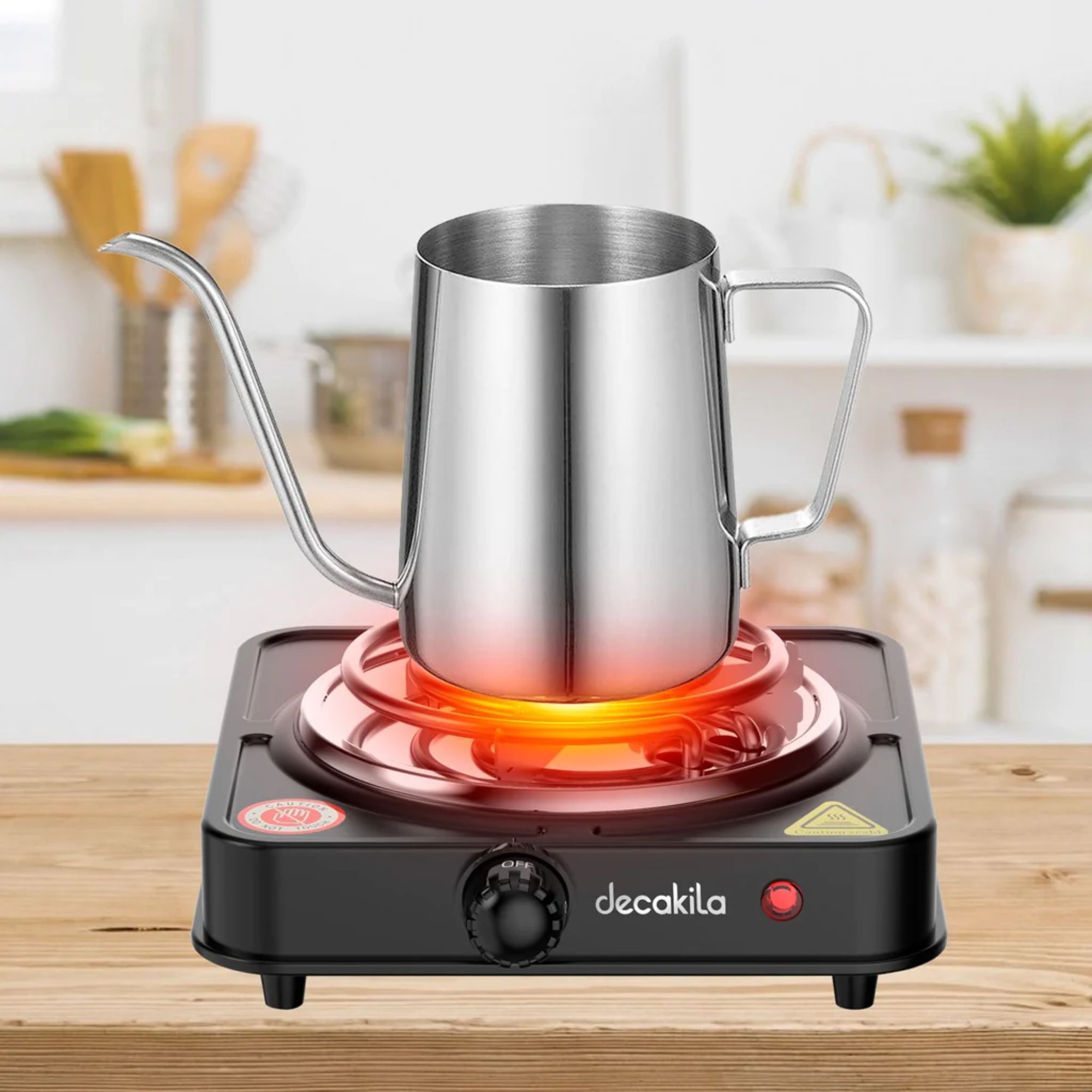 Parrilla Eléctrica de Resistencia 1000 W Decakila Kucc001b