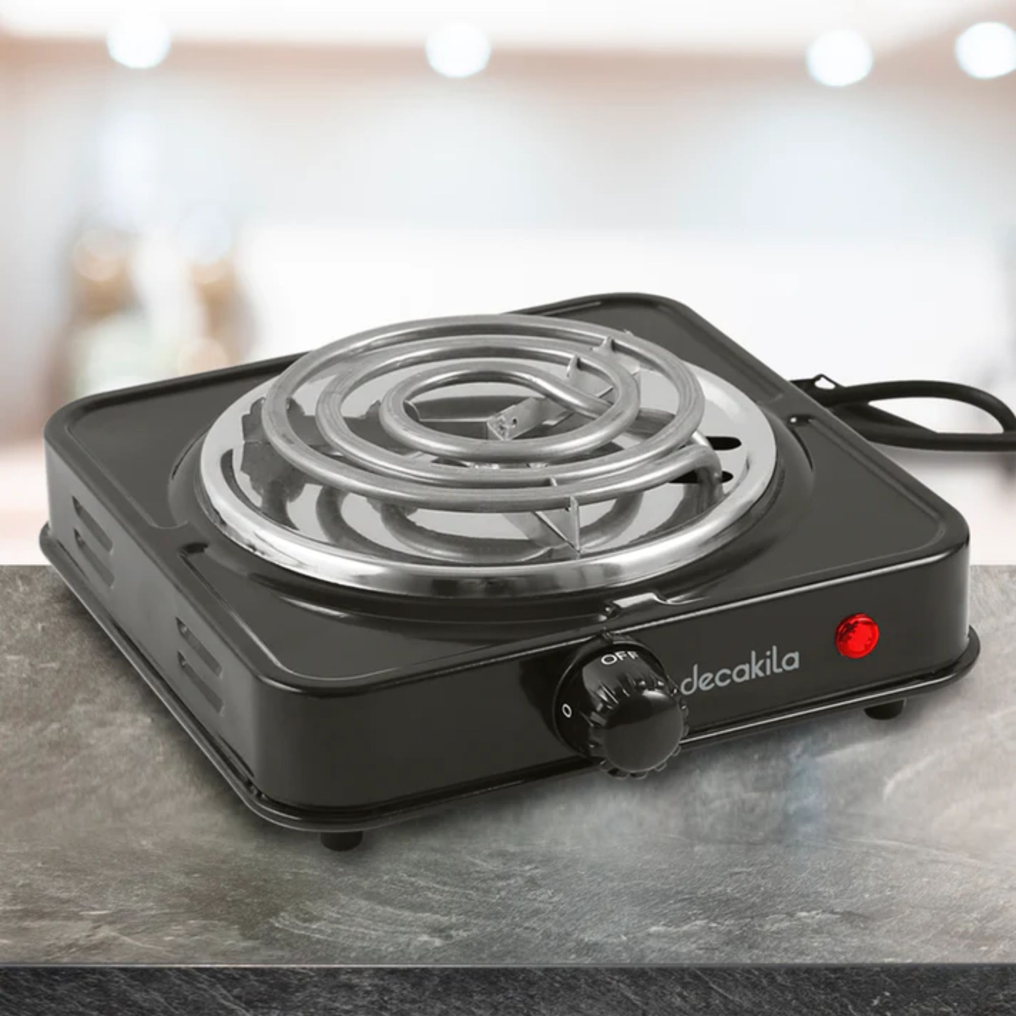 Parrilla Eléctrica de Resistencia 1000 W Decakila Kucc001b