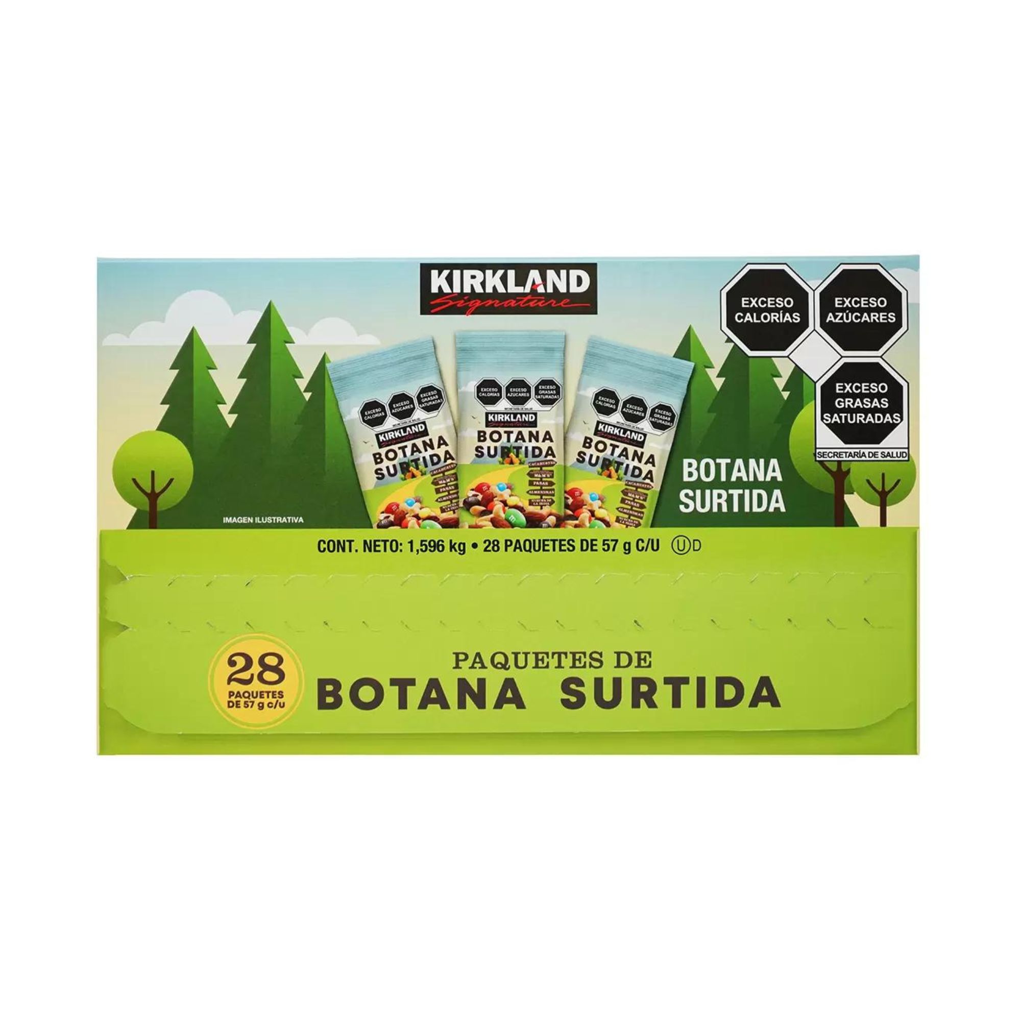 Botana Saludable Surtida 1.6 Kg Almendras M&m Cacahuate Nuez