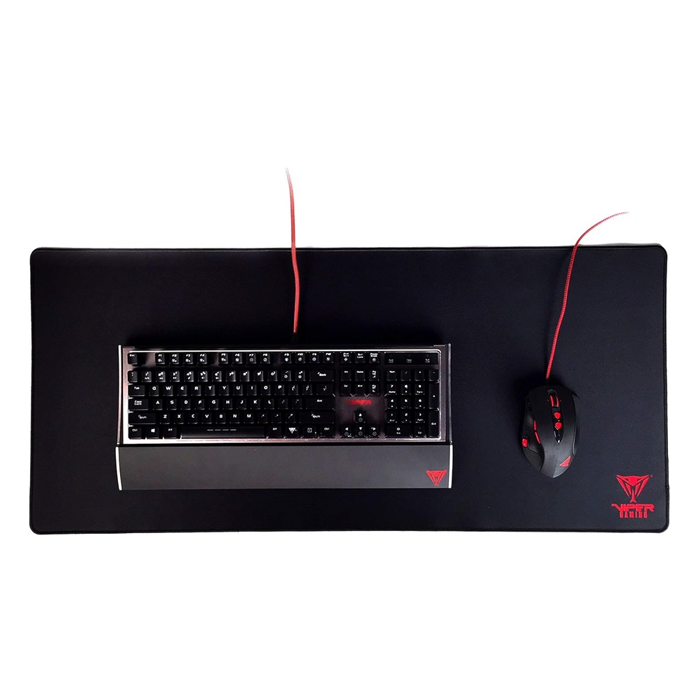Mousepad Gamer Patriot Viper, 90 x 40cm, Grosor 3mm, Negro
