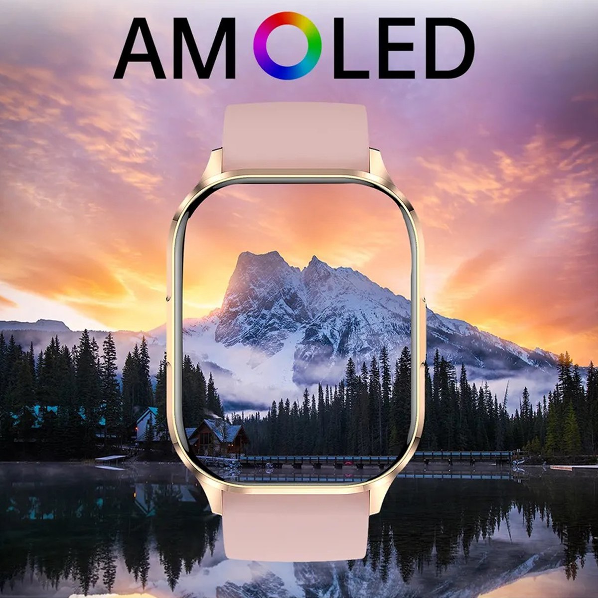 Smartwatch Reloj Inteligente Serie 6 Pantalla AMOLED Negro