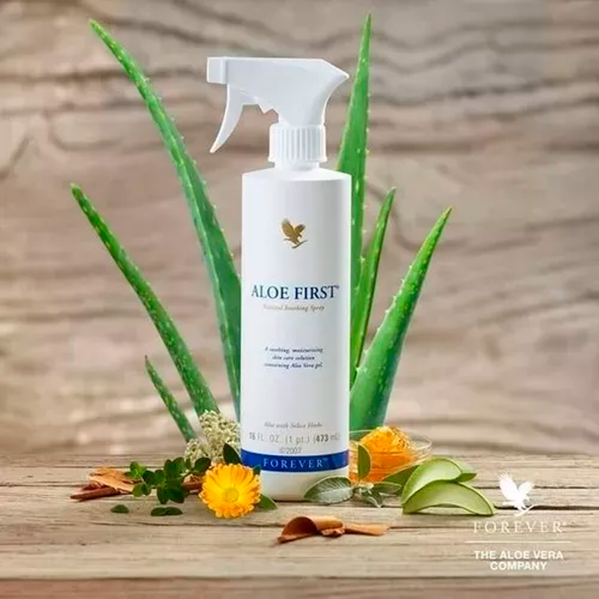 Spray Forever Aloe First Gel Calmante Para Piel Con Rociador.