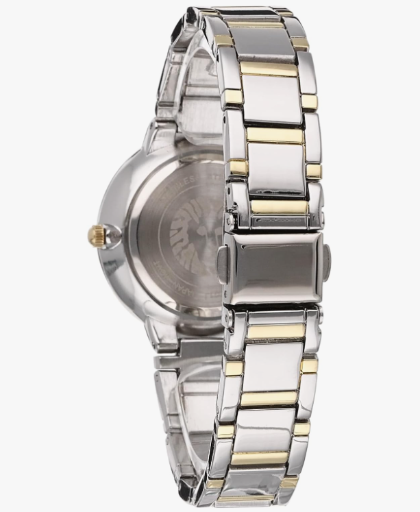 Reloj Mujer Anne Klein Cristal Mineral 32 Mm Ak/3779svrt