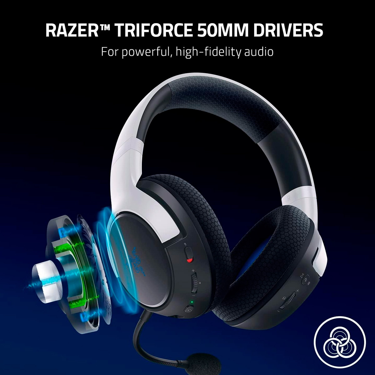 Audífonos Razer Kaira Dual Wireless PS5 Reacondicionado Tipo A