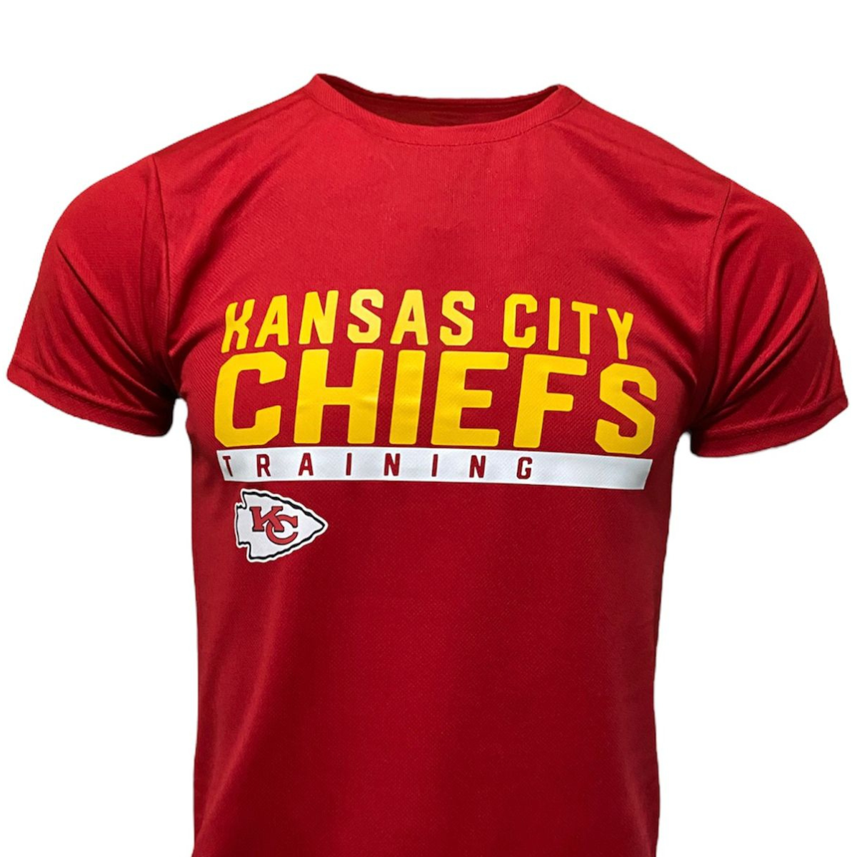 Playera Manga Corta Tela Tipo Jersey Cool Dry ProLine NFL KC CHIEFS 2024