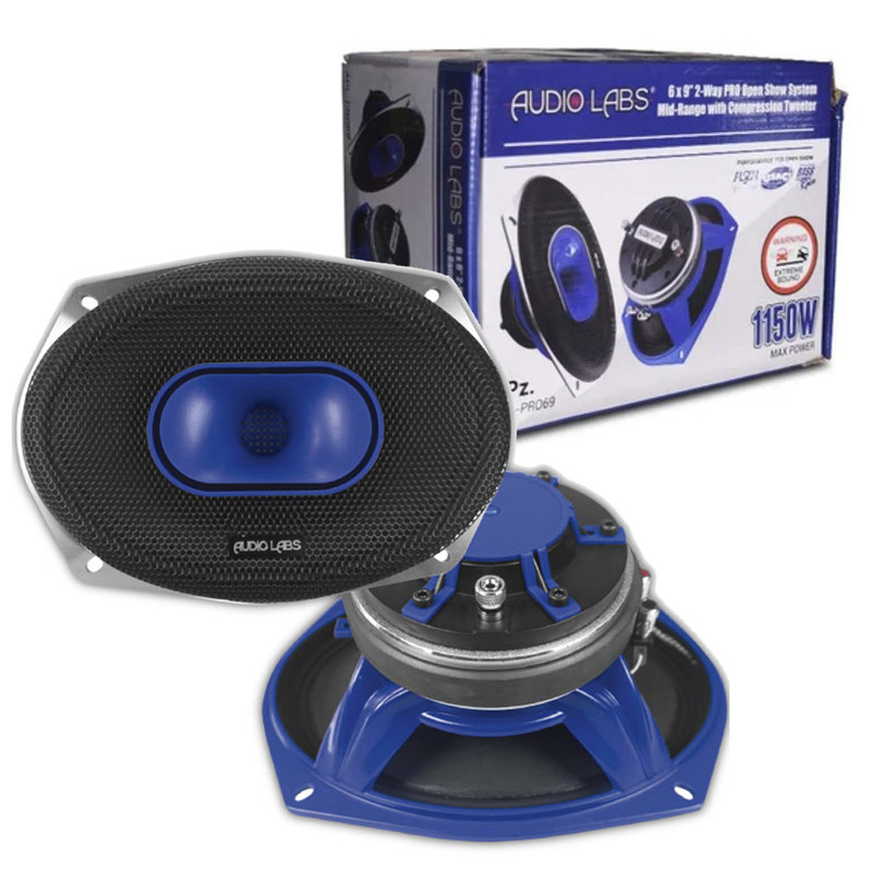 Medio Rango + Driver Audio Labs ADL-PRO69S 280/560W 6x9 Pulgadas 4 Ohms Open Show.