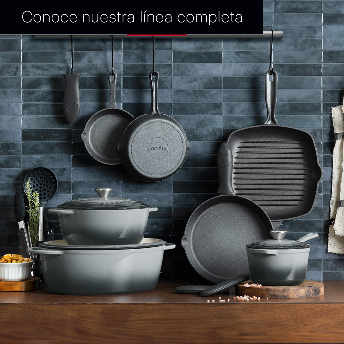  Comales y sartenes de hierro fundido : Hogar y Cocina