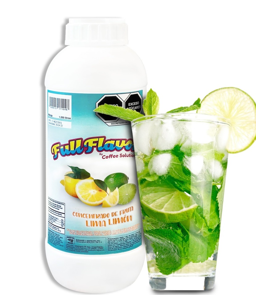 Concentrado De Fruta Sabor Lima Limon 1,200ml