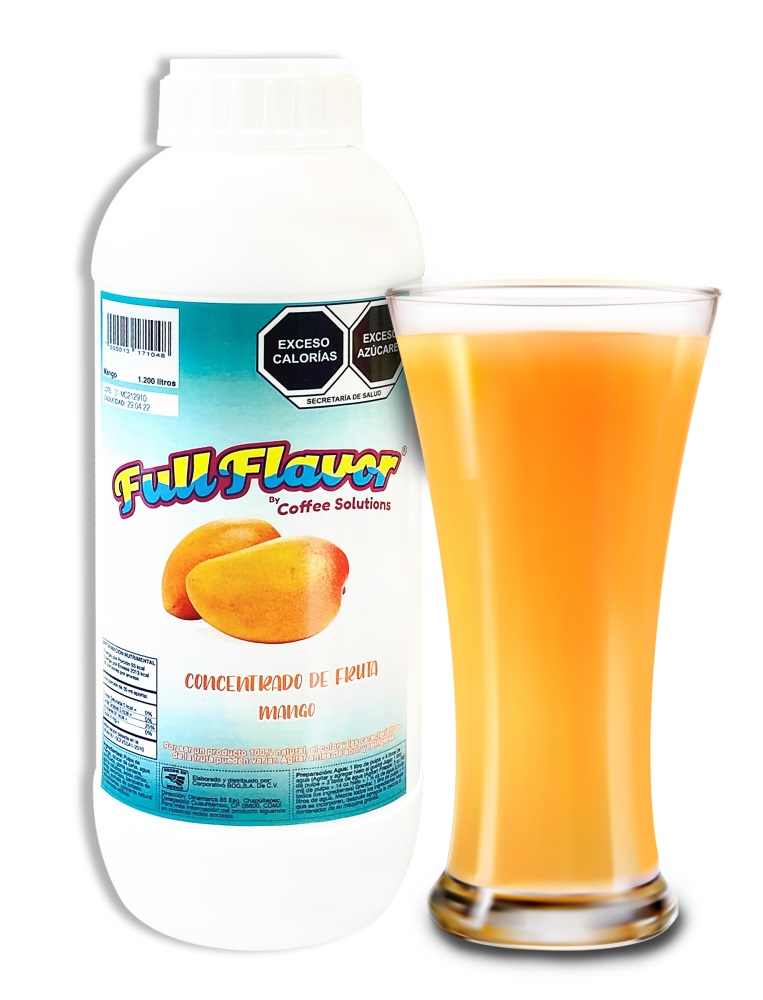 Concentrado De Fruta Sabor Mango 1,200ml