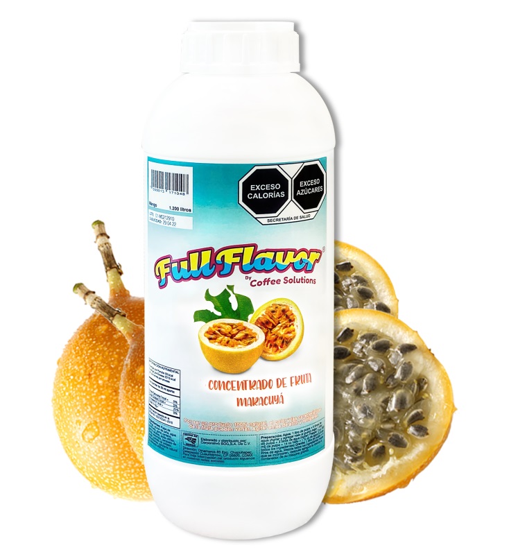 Concentrado De Fruta Sabor Maracuya 1,200ml