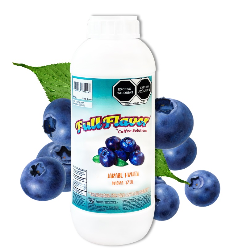 Concentrado De Fruta Sabor Mora Azul 1,200ml