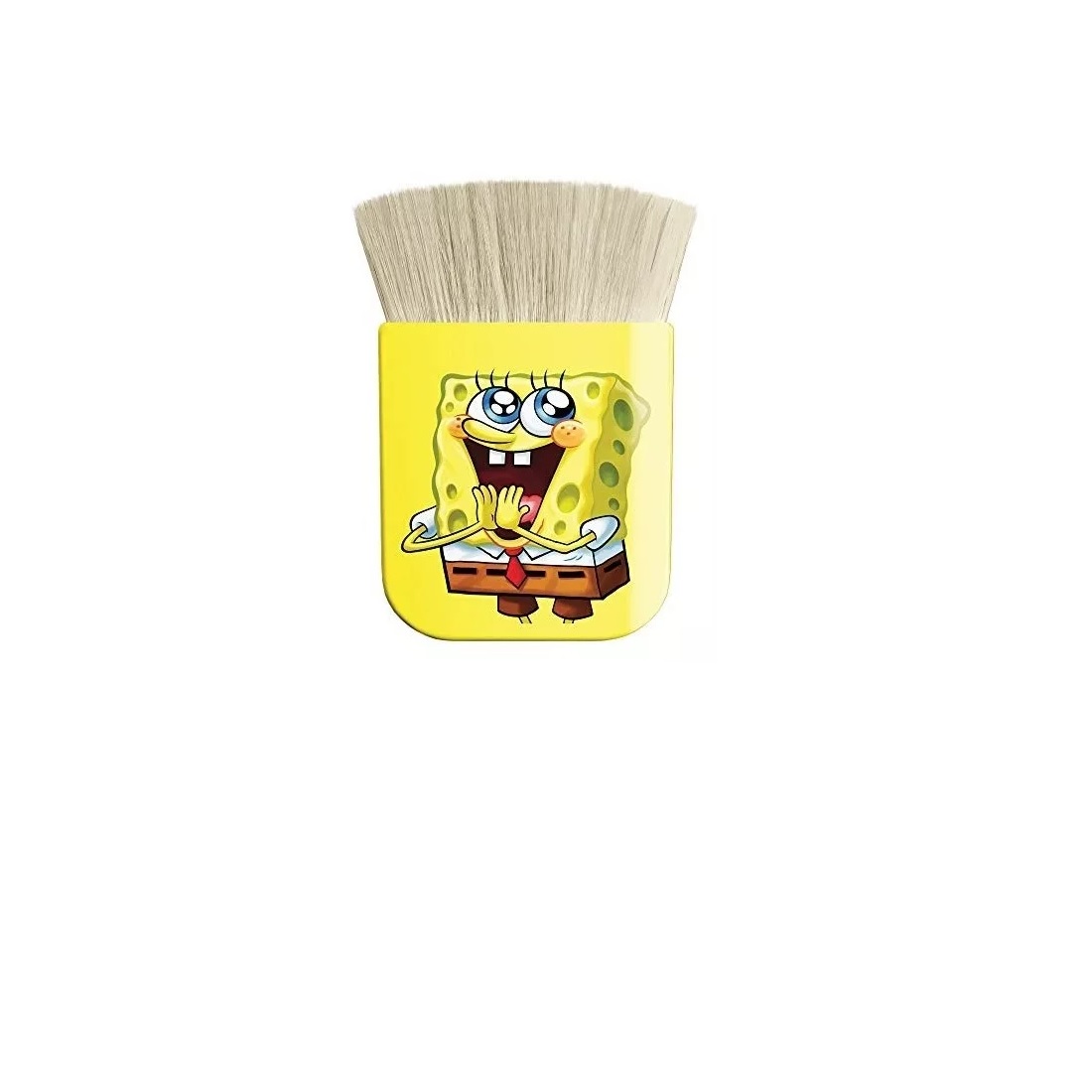 Brocha Bob Esponja Flat Kabuki Brush Wet N Wild Edición Especial Color Dorado