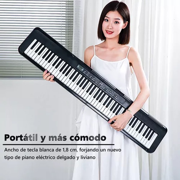 Teclado Piano Digital 88 Teclado Musical Con Micrófono - Gen88