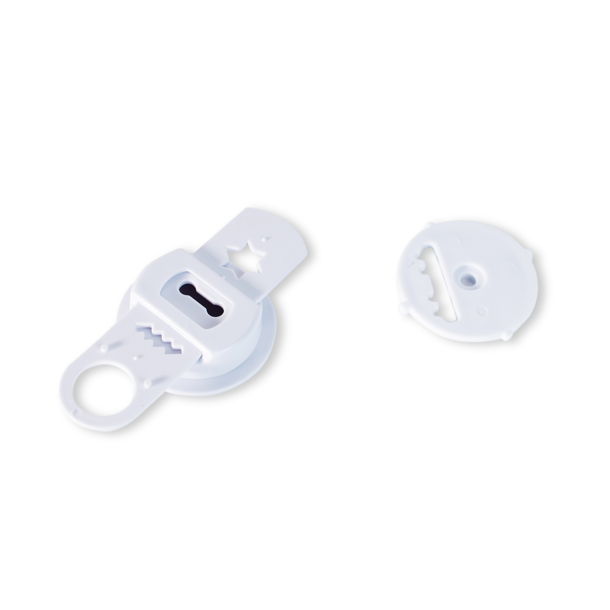 Molino de Carne Manual 2 en 1 Hiperware Muele Carne y Prepara Galletas Color Blanco