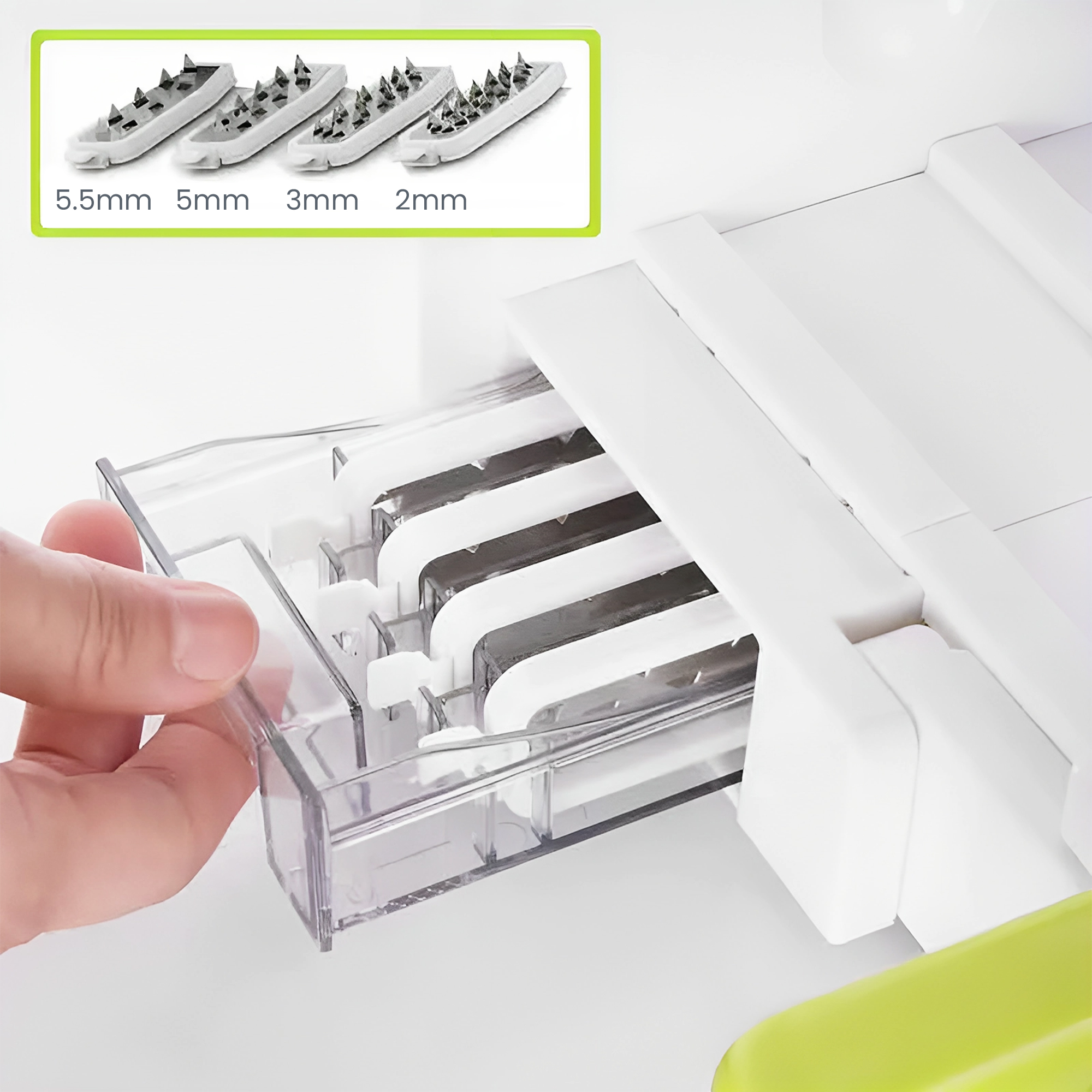 Rallador de Verduras Spiralizer Plegable Hiperware 5 Cortes en Espiral Color Blanco