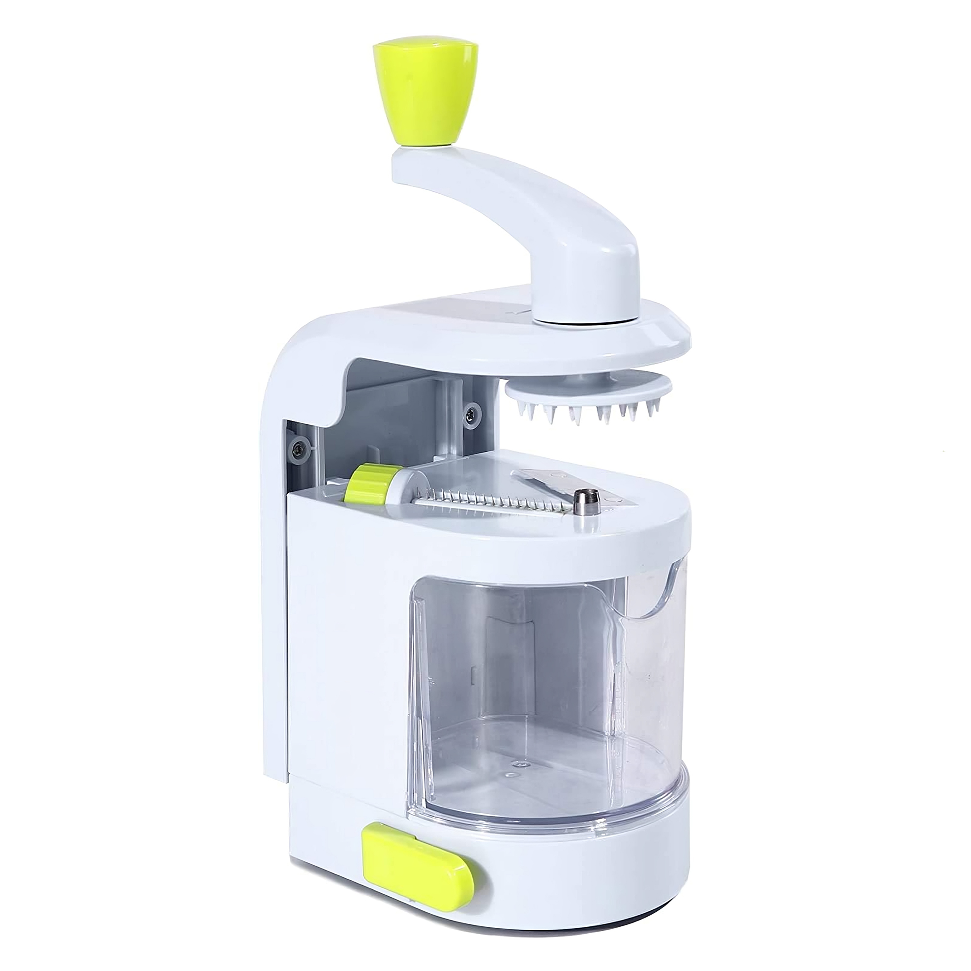 Rallador de Verduras Spiralizer Vertical Hiperware 4 Cortes en Espiral Color Blanco
