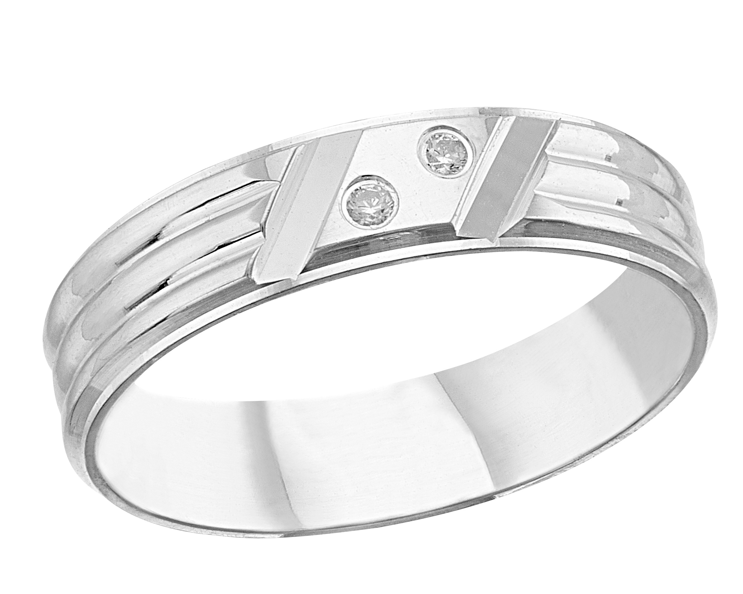 Argolla Plata 925 Horoz 2 Circonias #5 SP100.