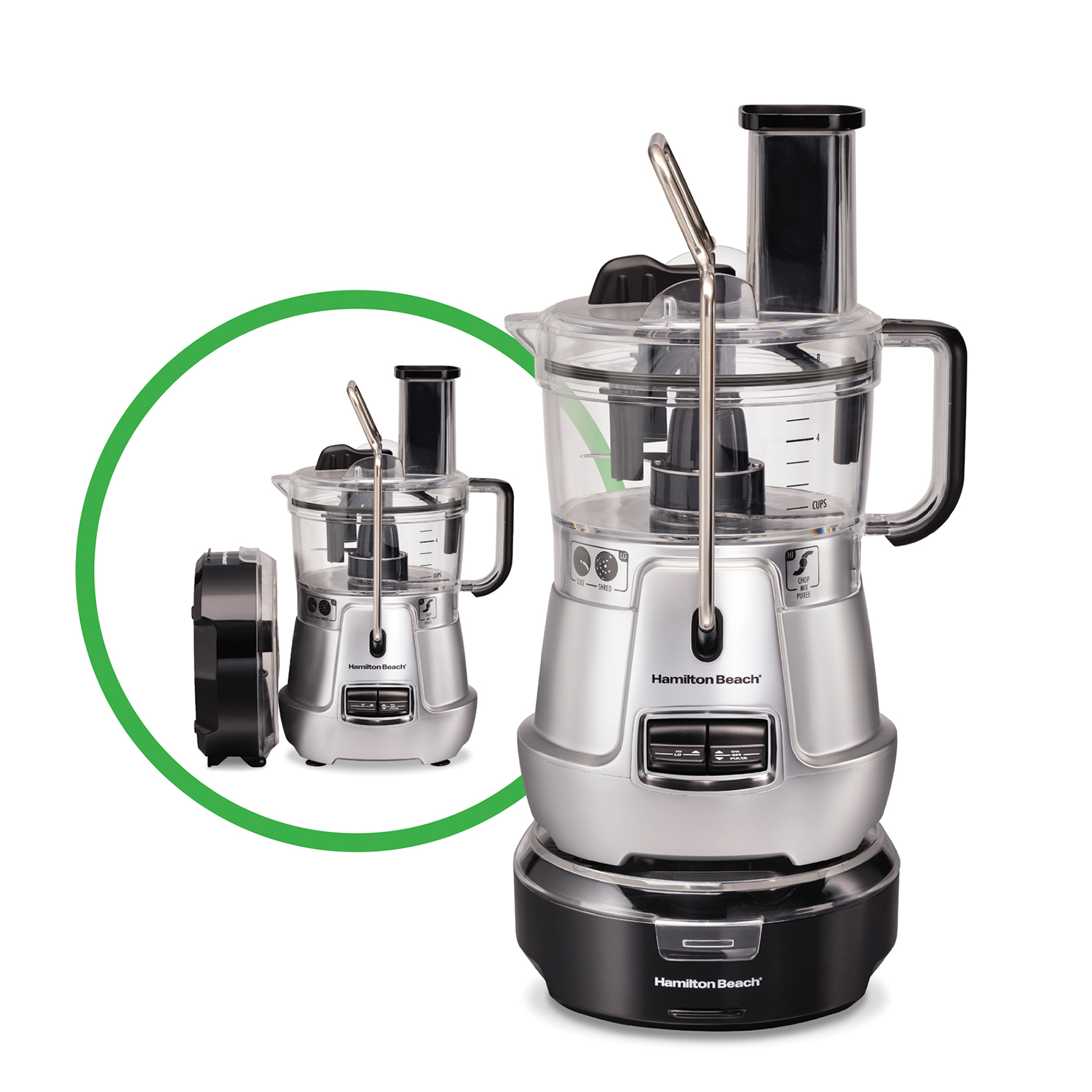 Procesador de Alimentos Hamilton Beach 70820 8 Tazas Plata