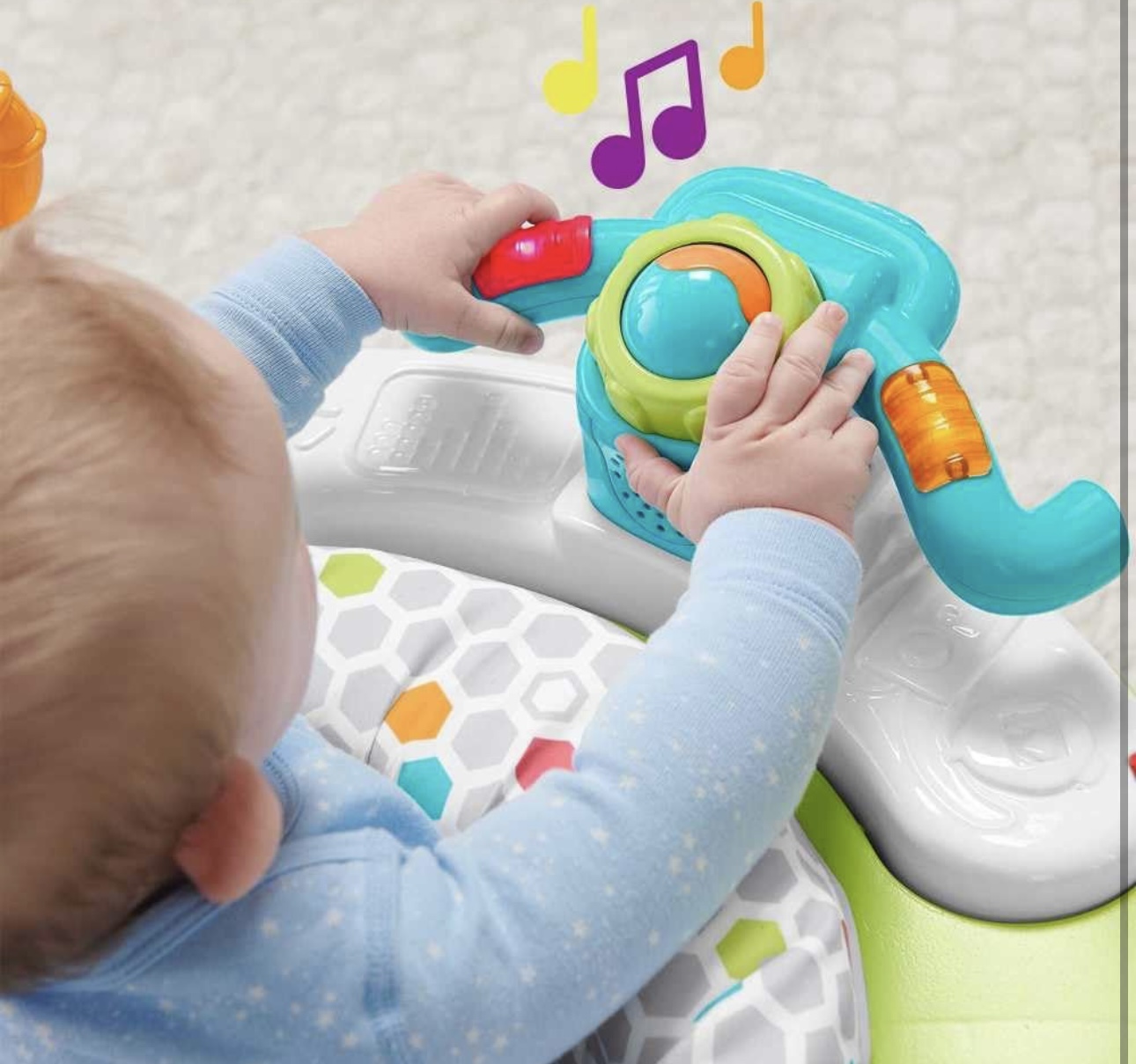 Silla Saltarina Diversión en el Gimnasio Música, Luces, Para Bebe