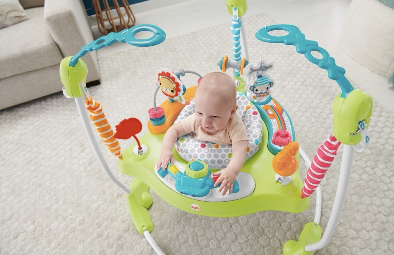 Silla Saltarina Diversión en el Gimnasio Música, Luces, Para Bebe