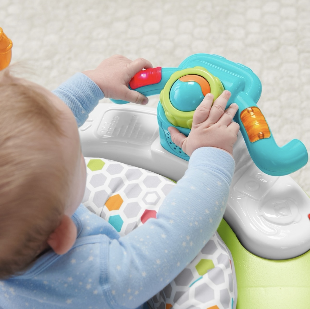 Silla Saltarina Diversión en el Gimnasio Música, Luces, Para Bebe