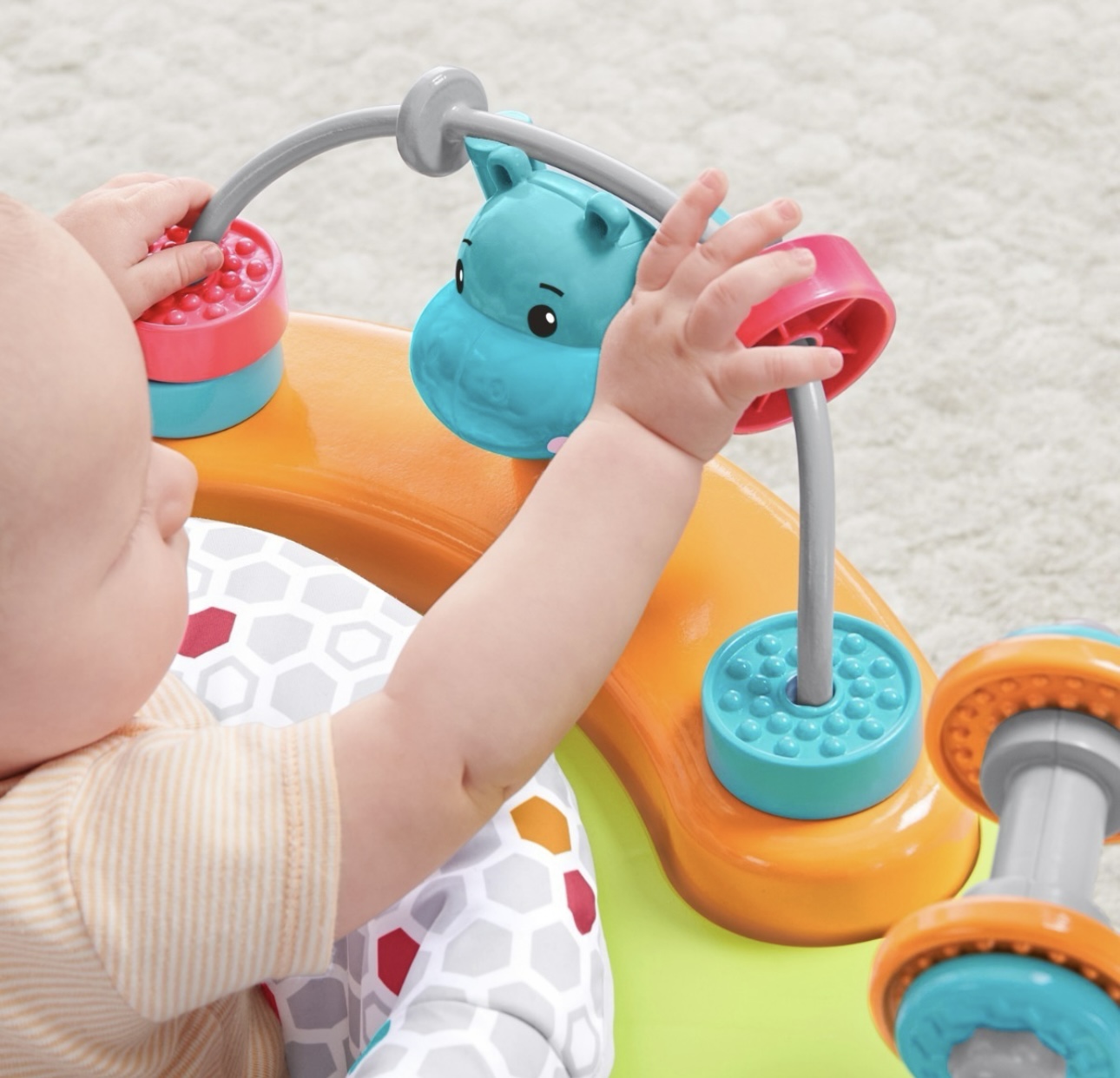 Silla Saltarina Diversión en el Gimnasio Música, Luces, Para Bebe