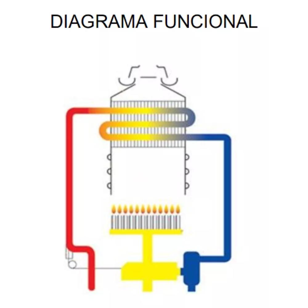 Calentador Agua Instantáneo 10l Boiler Gas Lp 4410 Kruger.