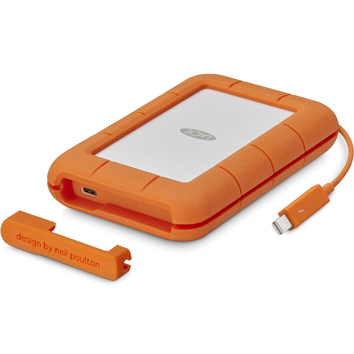 Disco Duro Externo LaCie Rugged USB-C 2.5'' 4TB USB C 3.0 A Prueba De Agua Polvo Y Golpes