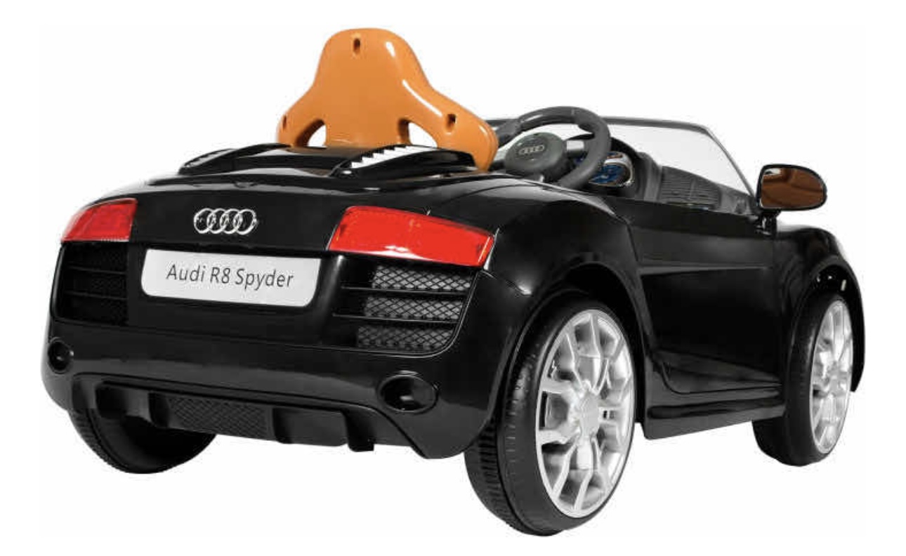 Montable Audi R8 Spyder Eléctrico Control Remoto