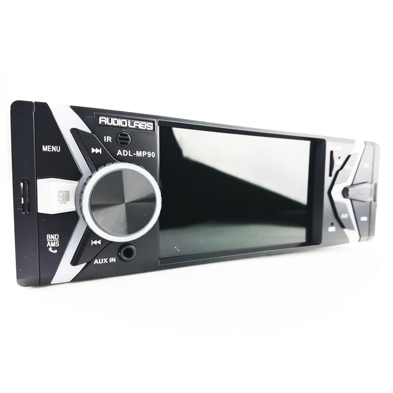 Autoestéreo Pantalla 1 DIN Audio Labs ADL-MP90 De 4 Pulg BT USB Con Control Y Cámara De Reversa.