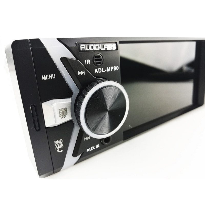 Autoestéreo Pantalla 1 DIN Audio Labs ADL-MP90 De 4 Pulg BT USB Con Control Y Cámara De Reversa.