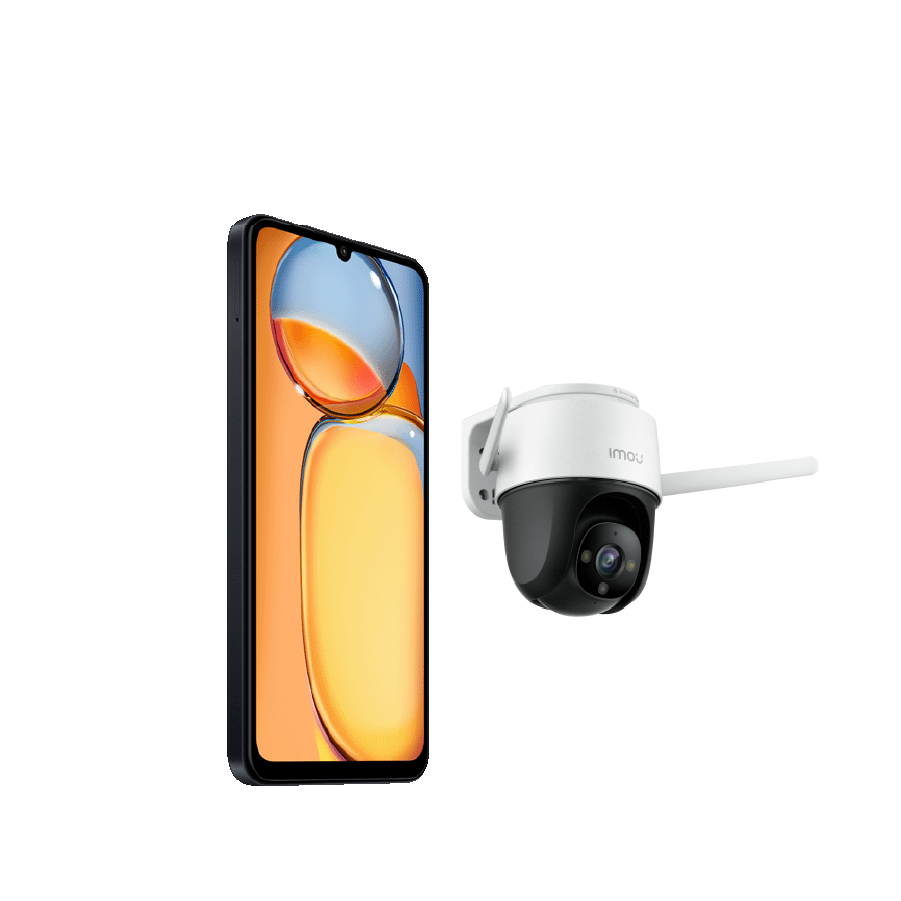 Xiaomi Redmi 13C 6/128GB Negro+ Cámara de seguridad IMOU Cruiser SE+