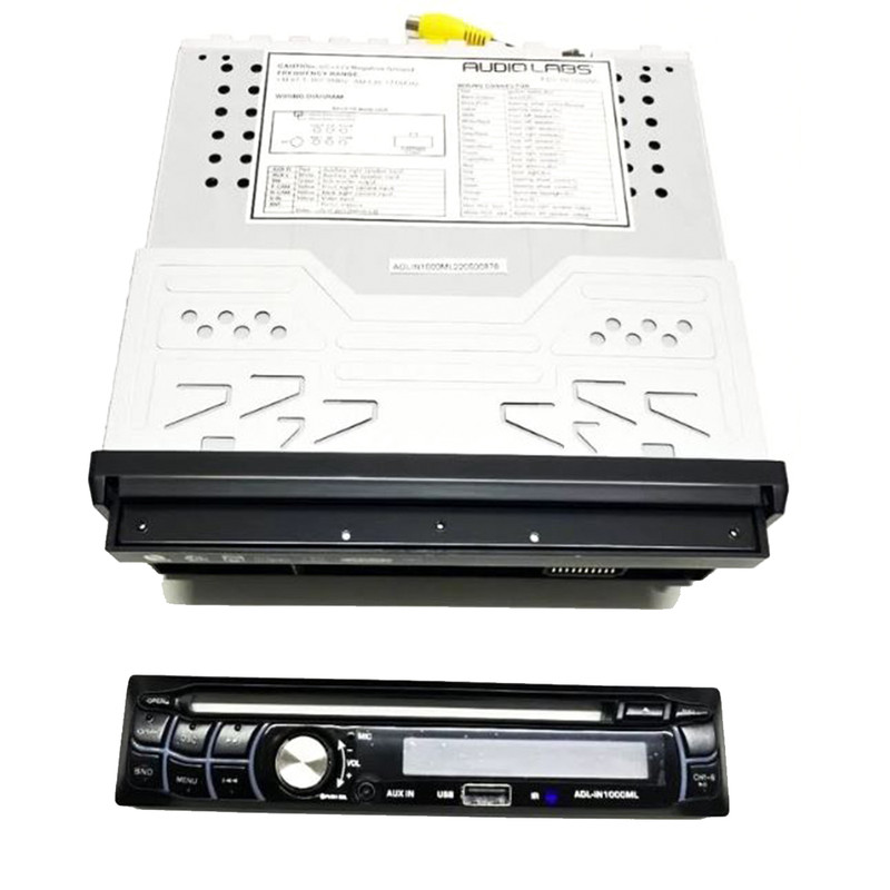 Estéreo 1 DIN Audio Labs ADL-IN1000ML con pantalla motoriza de 7 Pulg.