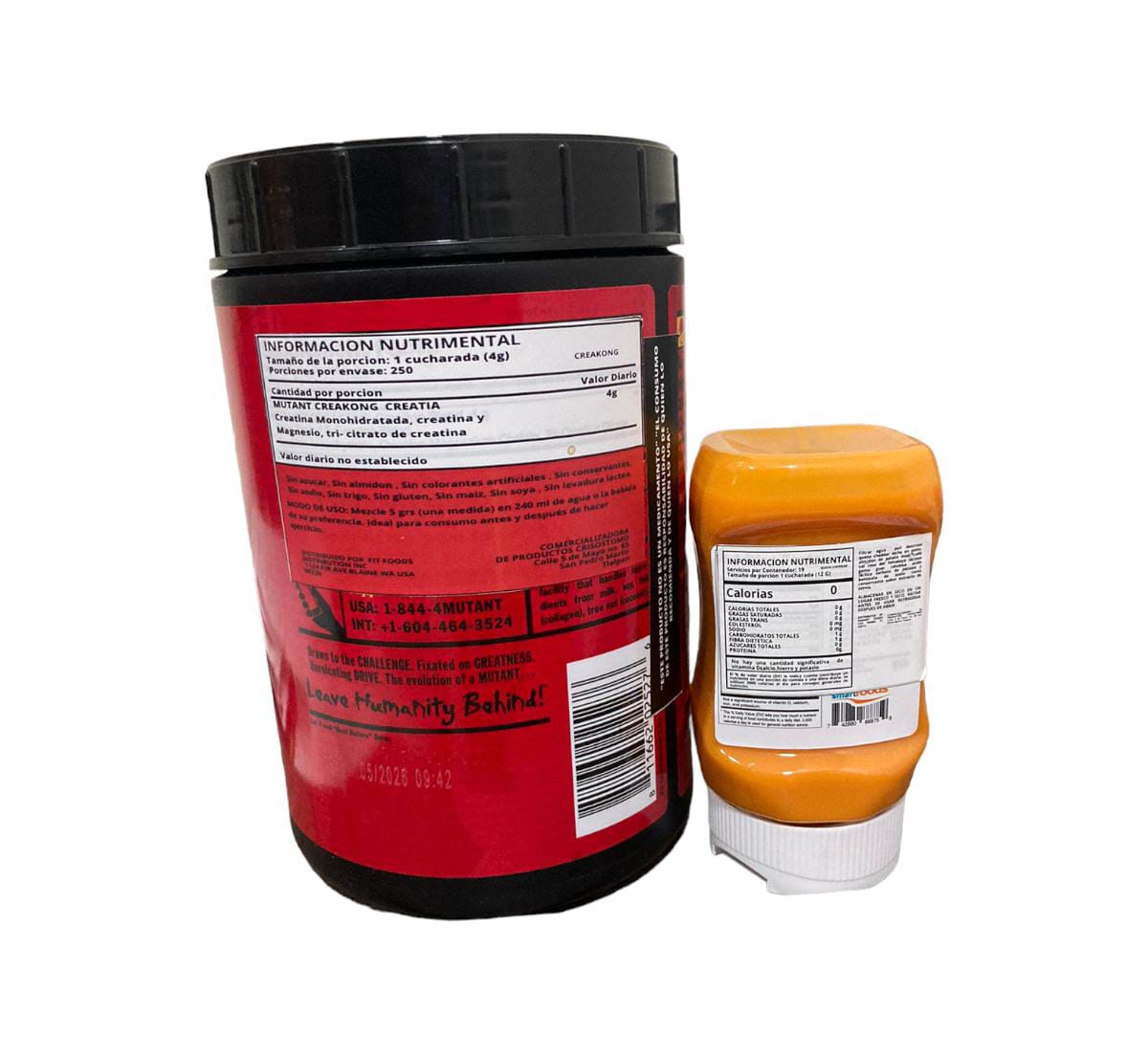 Paquete Creatina CreaKong 1kg 250 serv GRATIS ADEREZO TASTE