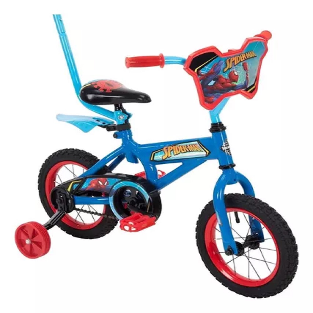 Bicicleta Infantil R12 Spiderman azul huffy