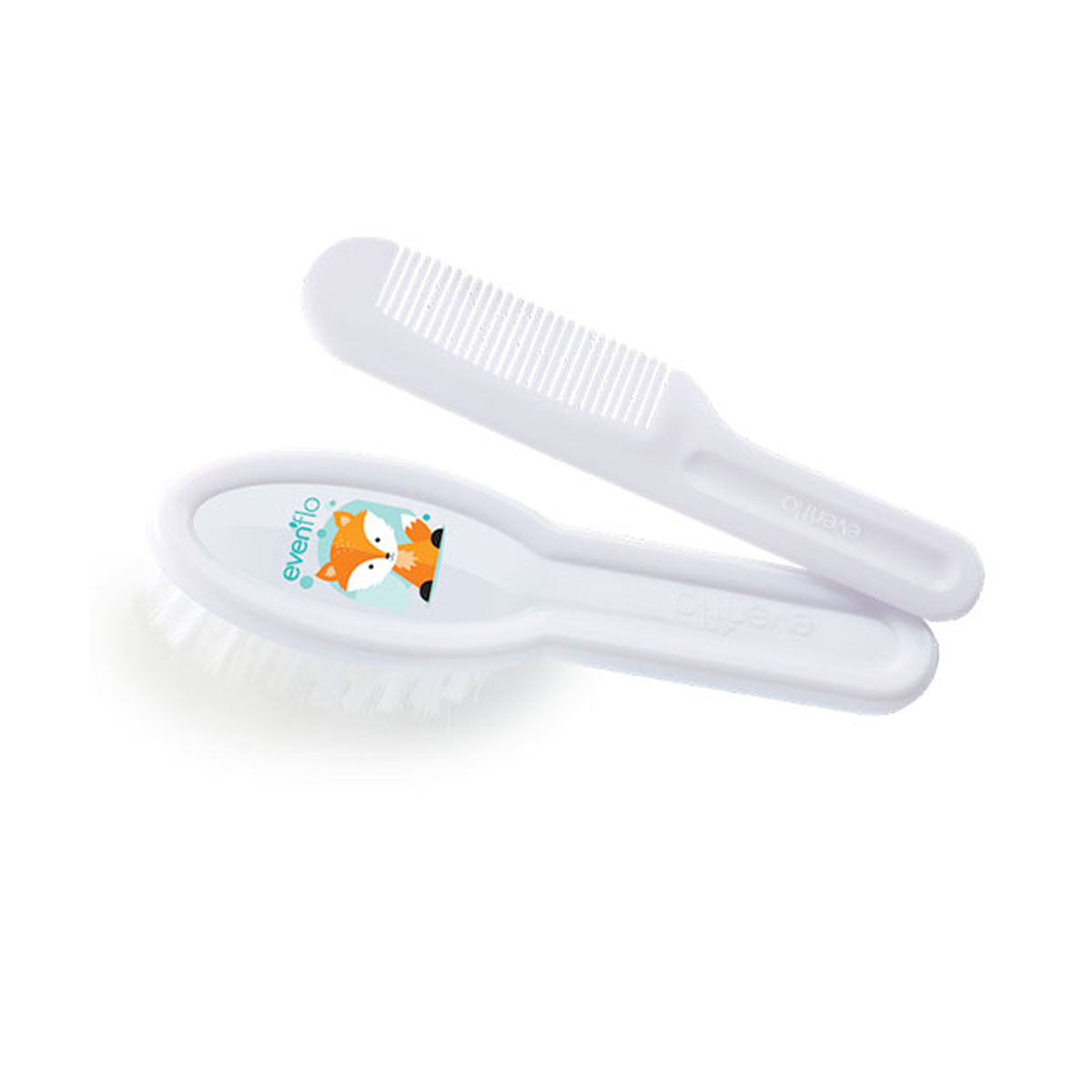 Biberon Evenflo Recien Nacido 2 Pza+Peine Y Cepillo Evenflo Blanco.